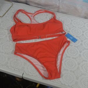 CUPSHE Two piece Swimsuit Bikini Live Life on the Beach